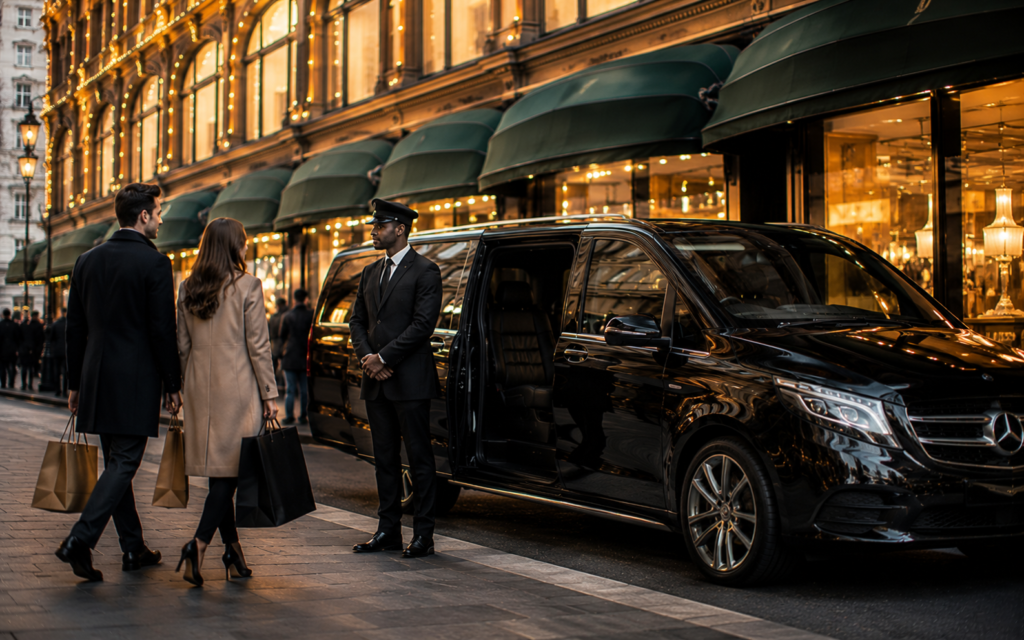 Hourly chauffeur hire in London with Mercedes-Benz V-Class