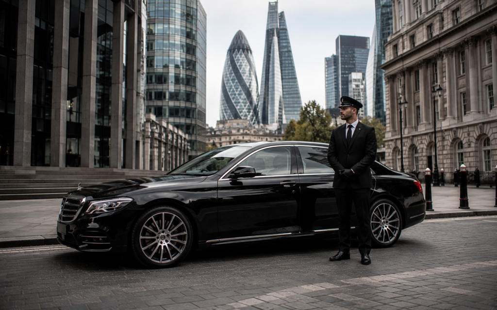 Luxury sedan chauffeur service with Mercedes-Benz S-Class in London