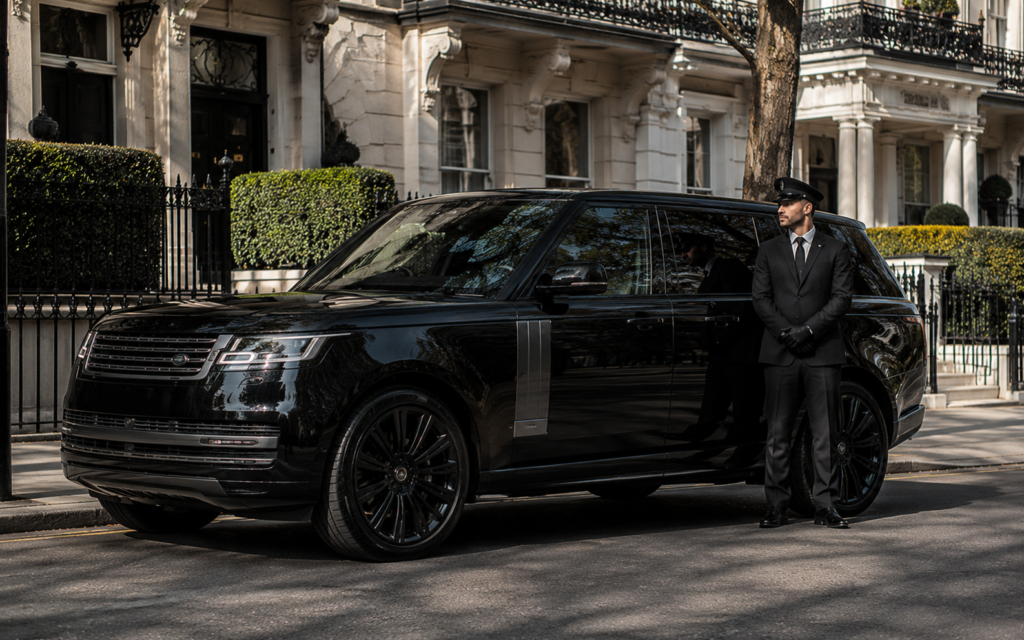 Luxury SUV chauffeur service with Range Rover in London